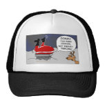 Fat Stuck Santa Funny Christmas Dancing Cartoon Hat