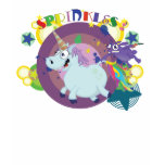 fat unicorn on the run t-shirts