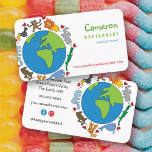 fatfatin Cartoon Animals of The World Businesscard business cards