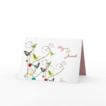 fatfatin Colourful Summer Birds Swirls Wedding Car
