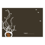 fatfatin Fishes + Orange Corals Place Card business cards