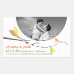fatfatin Four Seasons Branch Save The Date Sticker