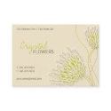 fatfatin Green Mum Floral Dots 03 Profile Card business cards