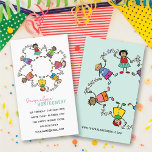 fatfatin Happy Friends In A Circle Profile Card business cards