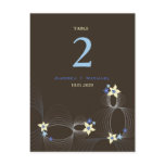 fatfatin Ikebana Blooms *02 Table Number Card
