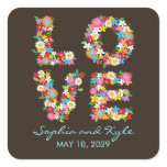fatfatin LOVE Spring Flowers Wedding Stickers