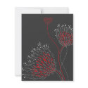 fatfatin Red Mum Floral Dots 01 RSVP Card invitations