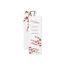 fatfatin Red Sakuras Oriental Zen Profile Card