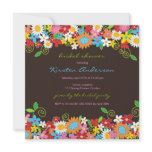 fatfatin Spring Flower Garden Bridal Shower Invite invitations