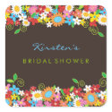 fatfatin Spring Flowers Bridal Shower Sticker