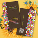 fatfatin Spring Flowers Garden Profile Card business cards