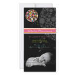 fatfatin Spring Flowers Pop Tree New Birth Baby photo cards