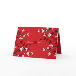 fatfatin White Sakuras Chinese Wedding Invitation cards
