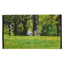 Father and Son Under the Trees iPad Cases