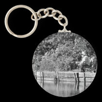 Father Christmas day off keychains