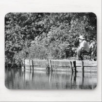 Father Christmas day off mousepads