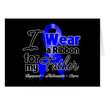 Father - Colon Cancer Ribbon Card