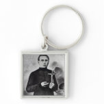Father Damien Key Chain