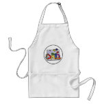 Father Day "Dad" card aprons