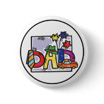 Father Day "Dad" card buttons