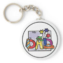 Father Day "Dad" card keychains