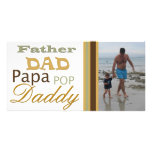 Father in different languages Photo Card photo cards