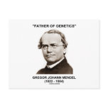 Father Of Genetics Gregor Johann Mendel postcards