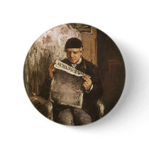 Father Of The Artist Reading by Paul Cezanne