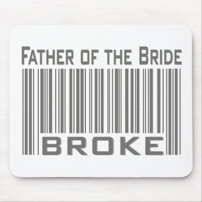 Father of the Bride Broke Mouse Mats by TeeShirtsTShirts