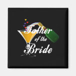 Father of the Bride Champagne Toast Refrigerator Magnets