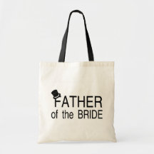 Father Of The Bride Top Hat Tote Bag