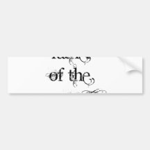 Father of the Groom Bumper Sticker