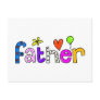 father postcards