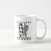 Father Proudly Serves - ARMY Mugs
