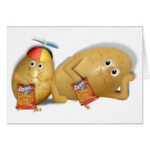 Father & Son Spuds Card