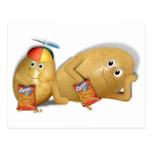 Father & Son Spuds Postcards