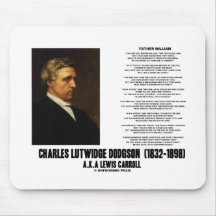 Father William Wonderland Charles Lutwidge Dodgson Mousepads