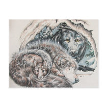 Father Wolf Post Card