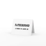 Fatherhood cards