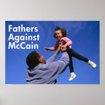 Fathers Against McCain Poster
