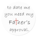 Father's Approval stickers