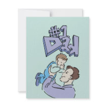 Father's Day #1 Dad Invite