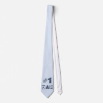 Father's Day # 1 Dad  Tie