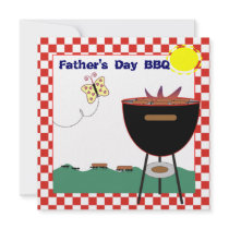 Father's Day BBQ Party Invitation