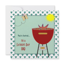 Father's Day BBQ Party Invitation