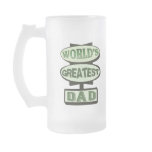 Father's Day / Birthday Dad Glass Beer Mug
