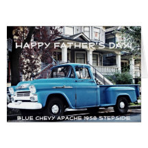 Father's Day Blue Chevy Card