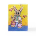 Fathers day bunnys cards