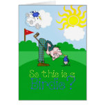 Father's Day Card Golf Birdie