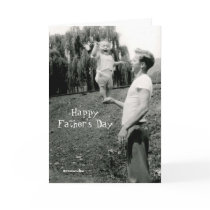 Father's Day Card with baby